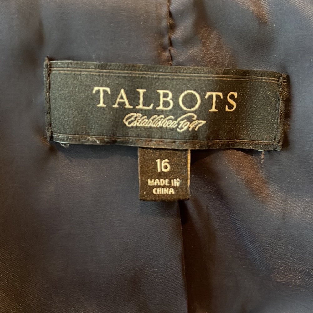 ⚜️Talbot's Navy Double-Breasted Jacket - Picture 4 of 5